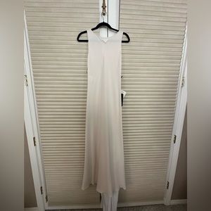 NEW Prada sable dress in albino. With garment bag. Brand new with tags. Size 40.